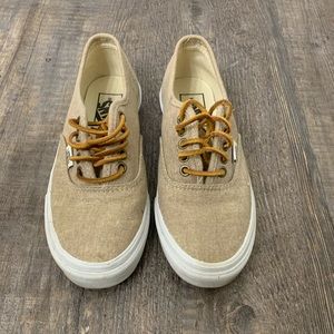 Khaki Corduroy Vans
